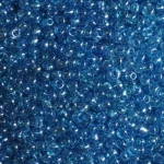 Kásagyöngy 2mm átlátszó fényes 490g/csom, világoskék