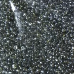 Kásagyöngy 2mm átlátszó fényes 490g/csom, szürke