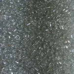 Kásagyöngy 2mm átlátszó fényes 490g/csom, fehér