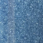 Kásagyöngy 3mm átlátszó 490g/csom, babakék
