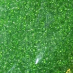 Kásagyöngy 3mm átlátszó 490g/csom, világoszöld