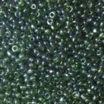 Kásagyöngy 3mm átlátszó fényes 490g/csom, sötétzöld
