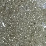 Kásagyöngy 3mm átlátszó fényes 490g/csom, fehér
