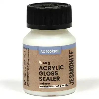 Jesmonite Acrylic Gloss Sealer akrilgyanta impregnáló folyadék, 50 g - fényes lakk